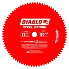 Diablo D1280CF 12" x 80-Teeth Steel Demon™ Cermet II Saw Blade for Thin Metal