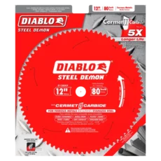 Diablo D1280CF 12" x 80-Teeth Steel Demon™ Cermet II Saw Blade for Thin Metal Packaging